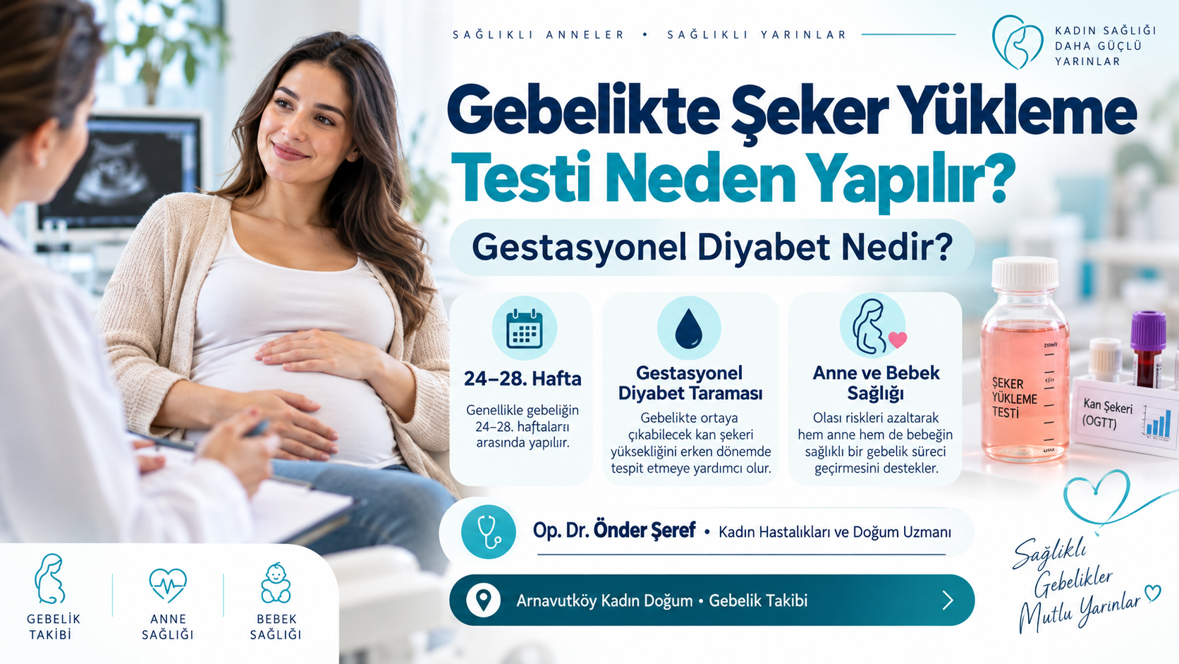 Gebelikte Şeker Yükleme Testi Neden Yapılır? Gestasyonel Diyabet Nedir?